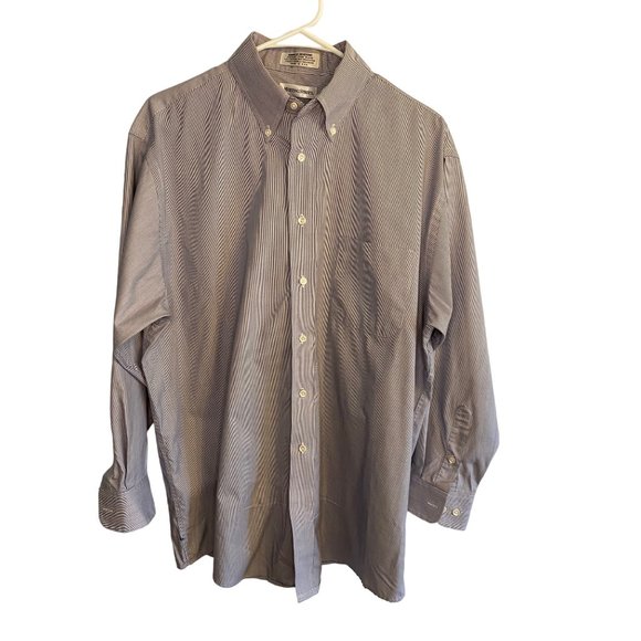 Meeting Street Other - Meeting Street Wrinkle Resistant Pinpoint Pima Blend Shirt Men's 16.5 32 33